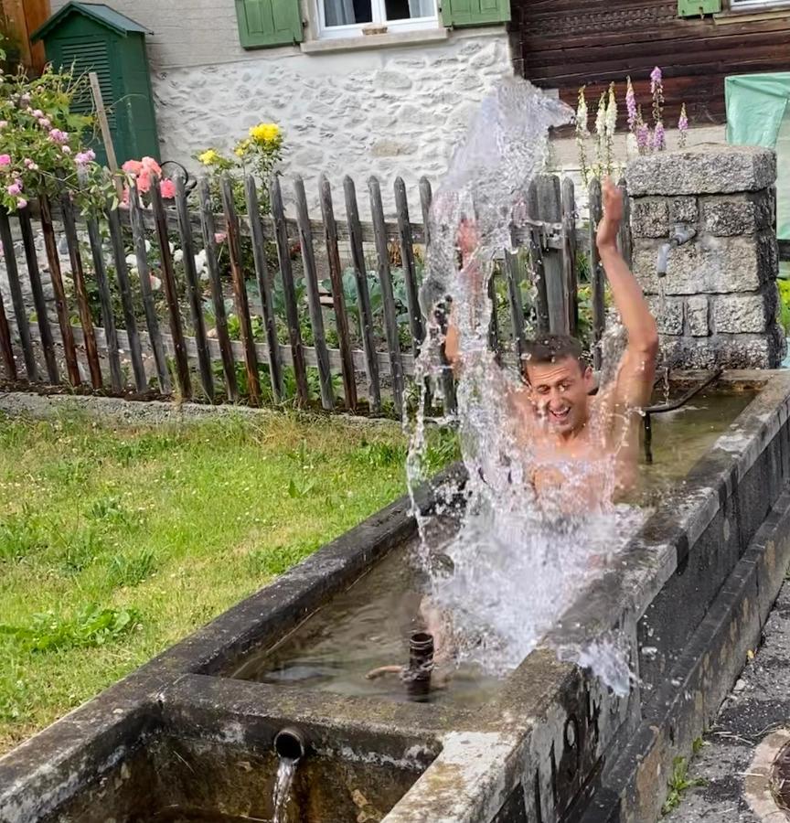 Casa Vegana Panzió Trun Kültér fotó